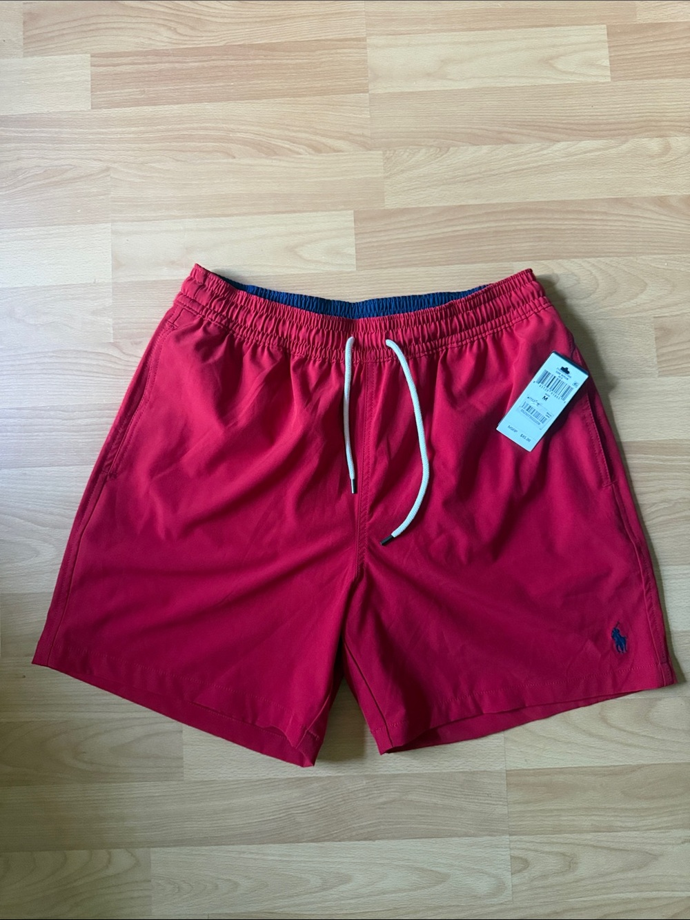 Red Ralph Lauren Swim Trunks